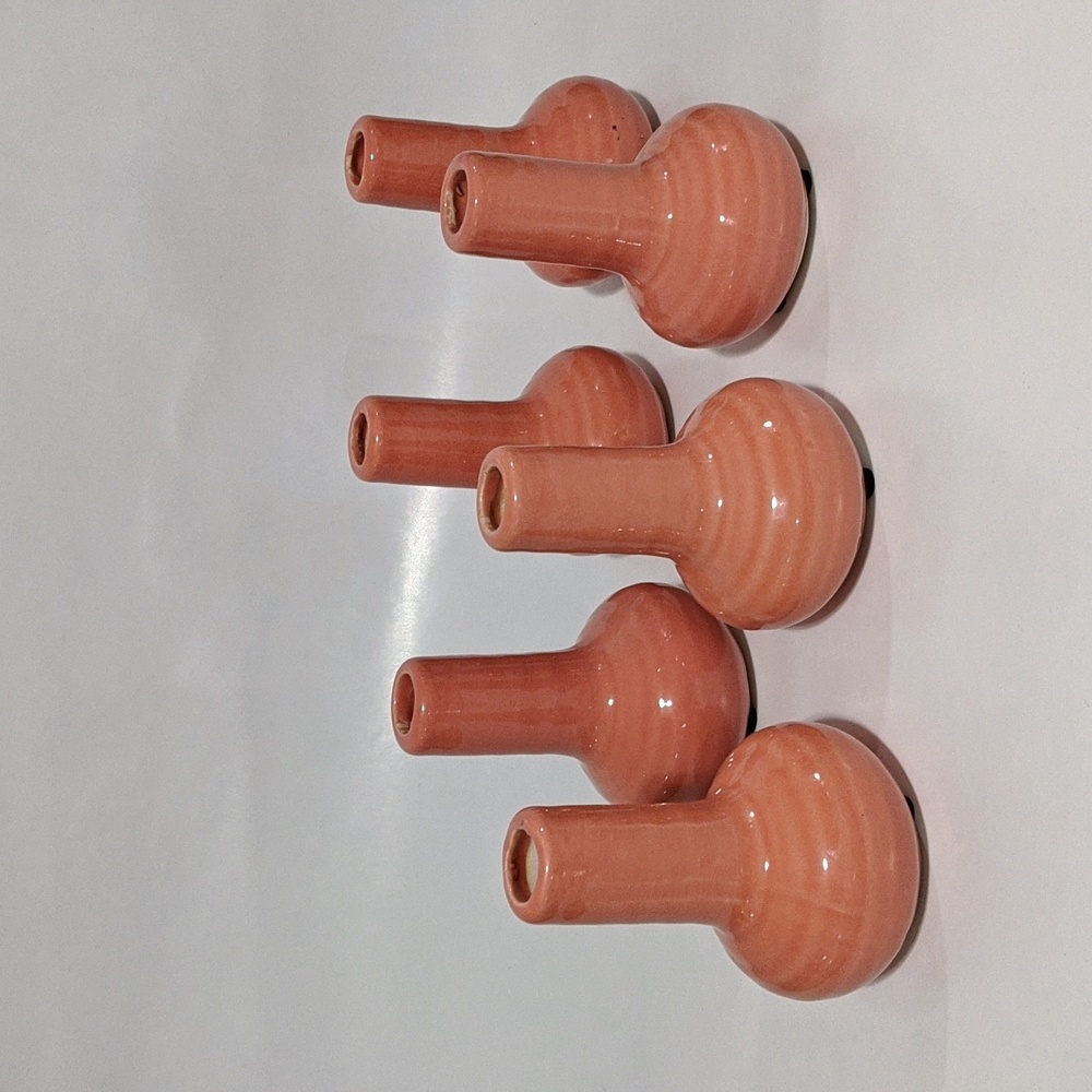 Crate&Barrel, Set of 6 Patine Peach Bud Vase